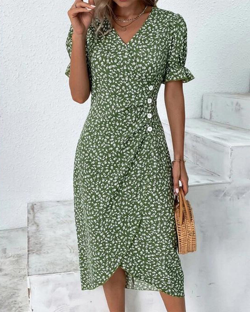 Ellaine™ - Robe d'été florale couvrante