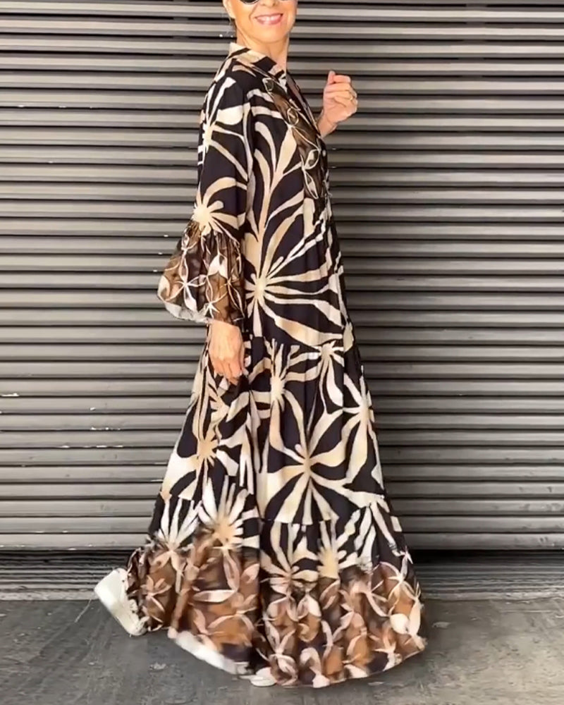 Robe de Vacances Imprimée Légère