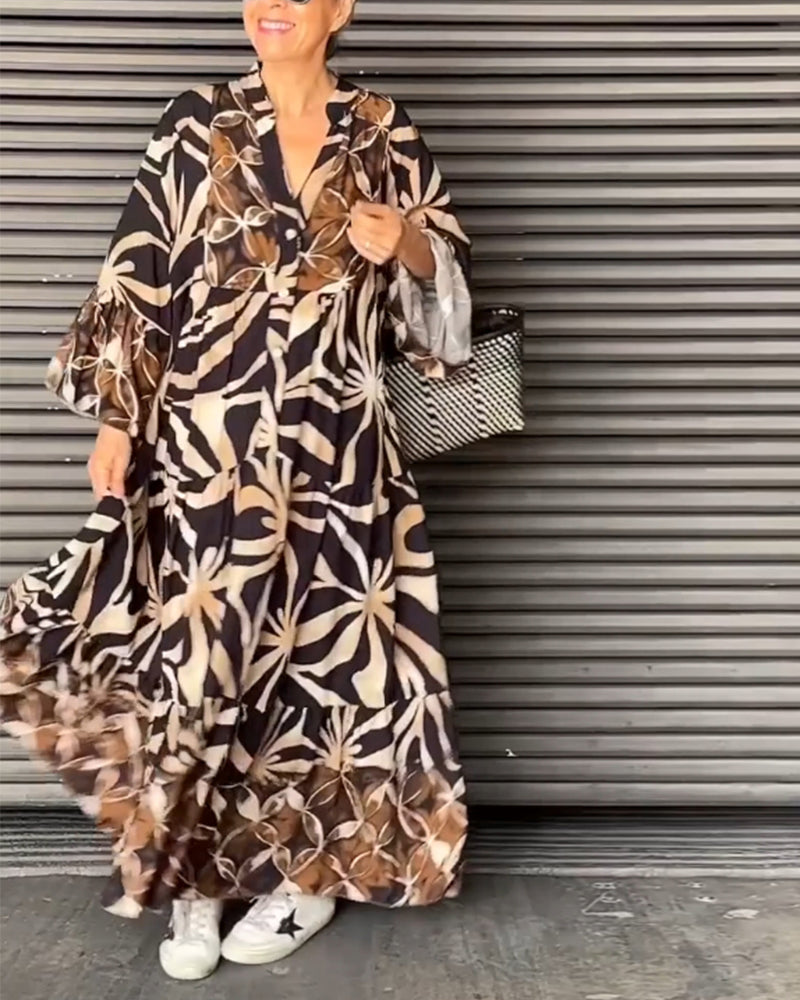 Robe de Vacances Imprimée Légère