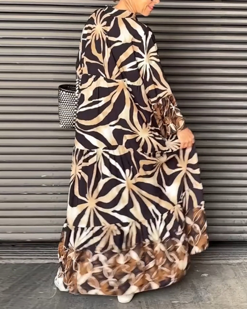 Robe de Vacances Imprimée Légère