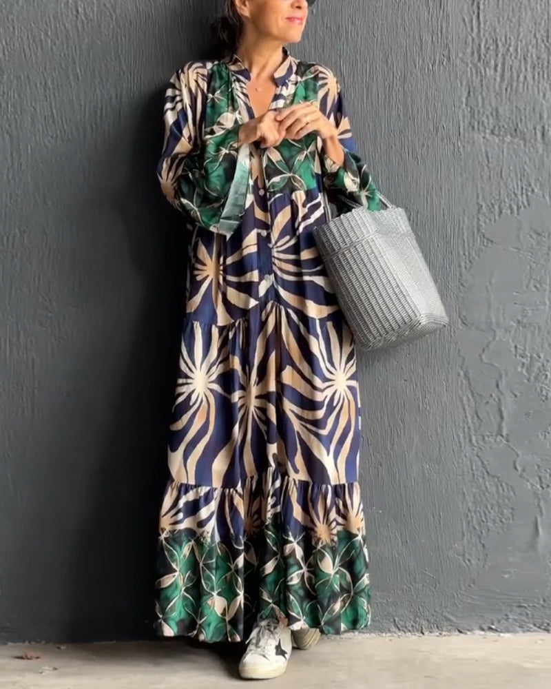 Robe de Vacances Imprimée Légère