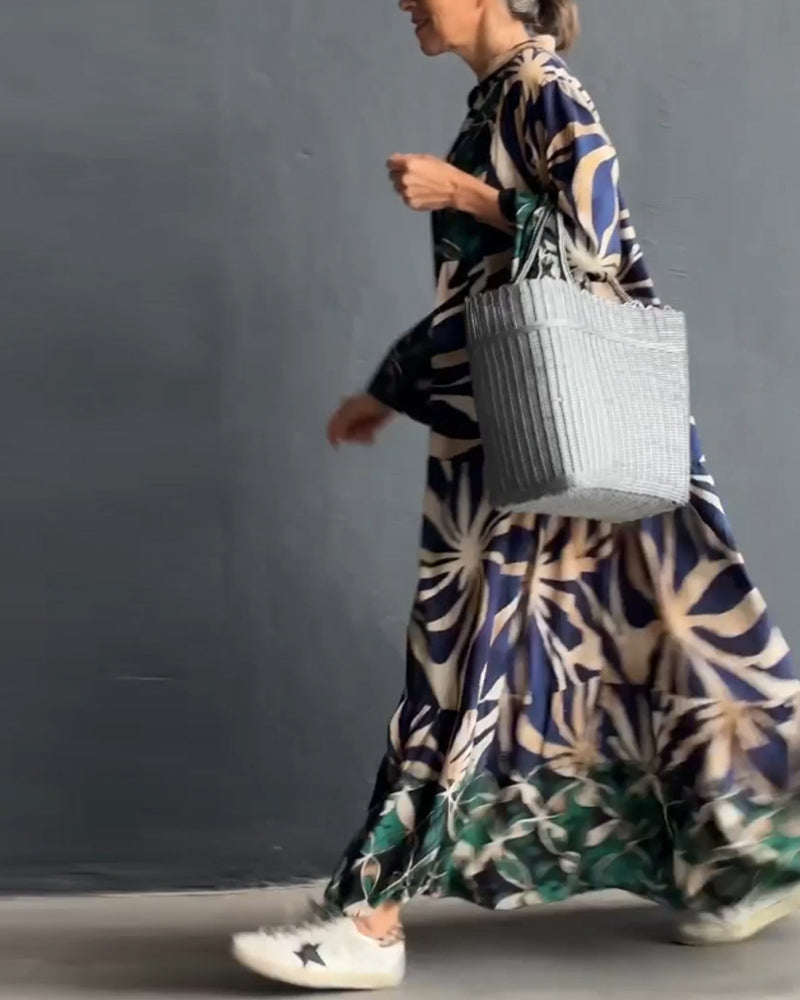 Robe de Vacances Imprimée Légère