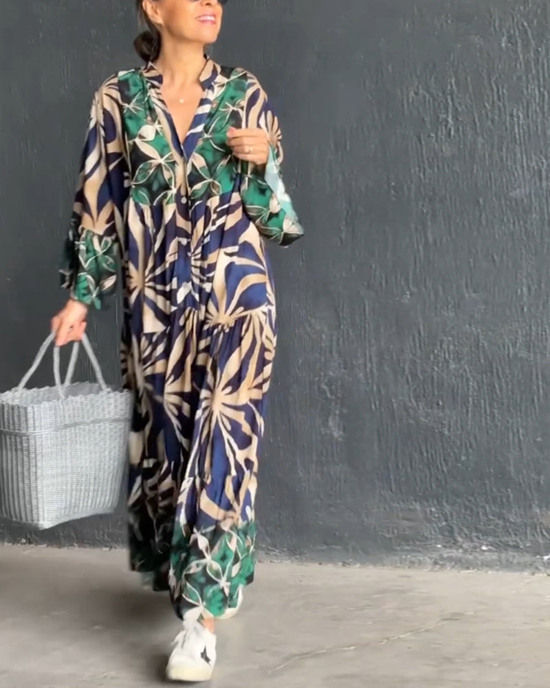 Robe de Vacances Imprimée Légère
