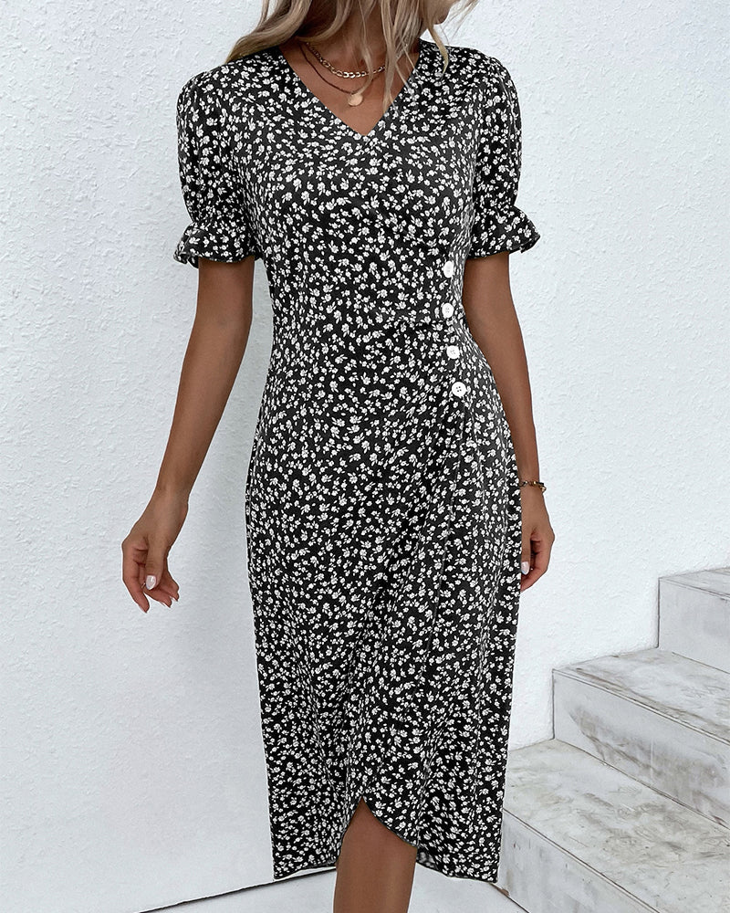 Ellaine™ - Robe d'été florale couvrante