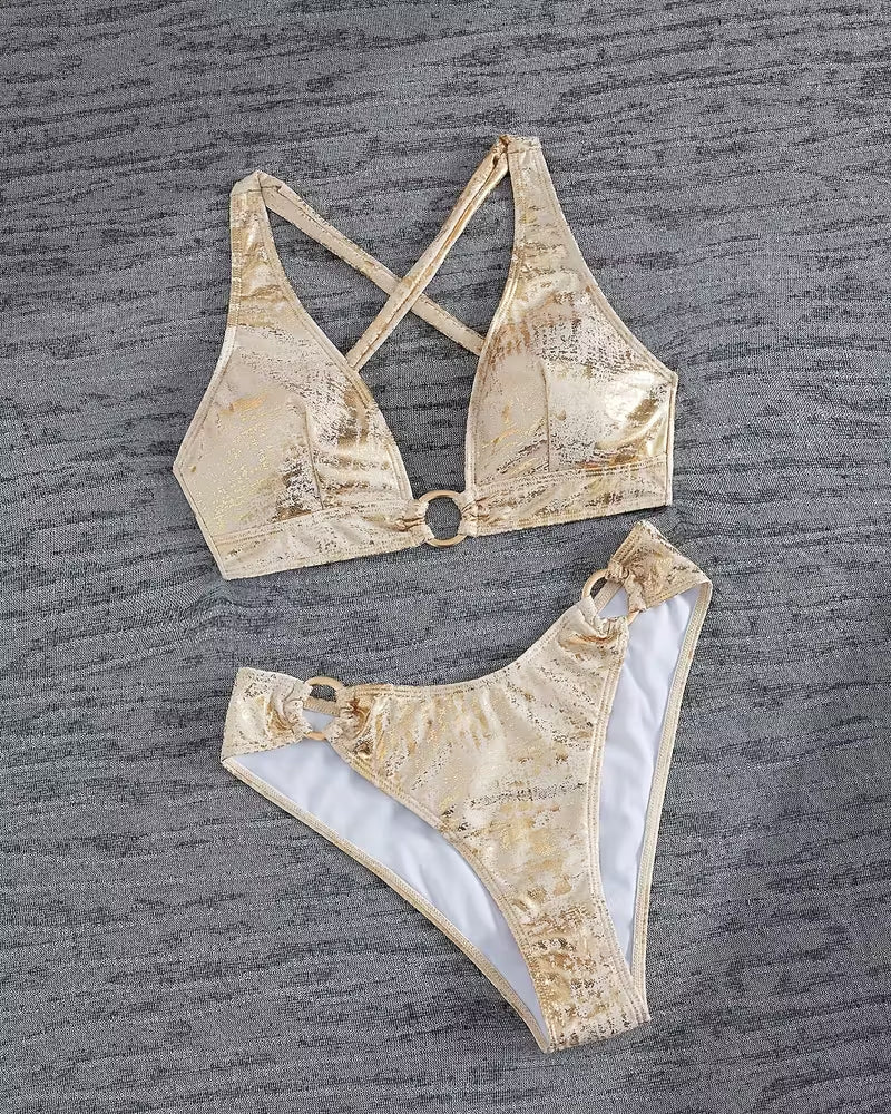 Bikini Design avec Boucle en Métal