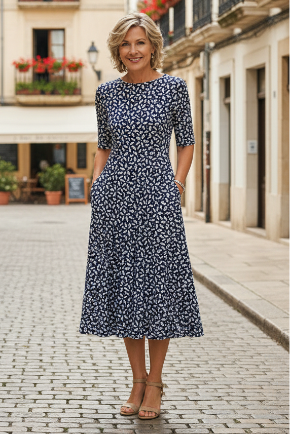Robe Midi Décontractée