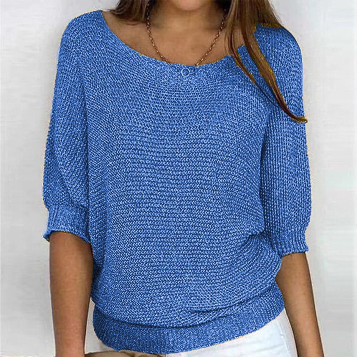 Sophie | Pull en maille oversize décontracté avec manches chauve-souris
