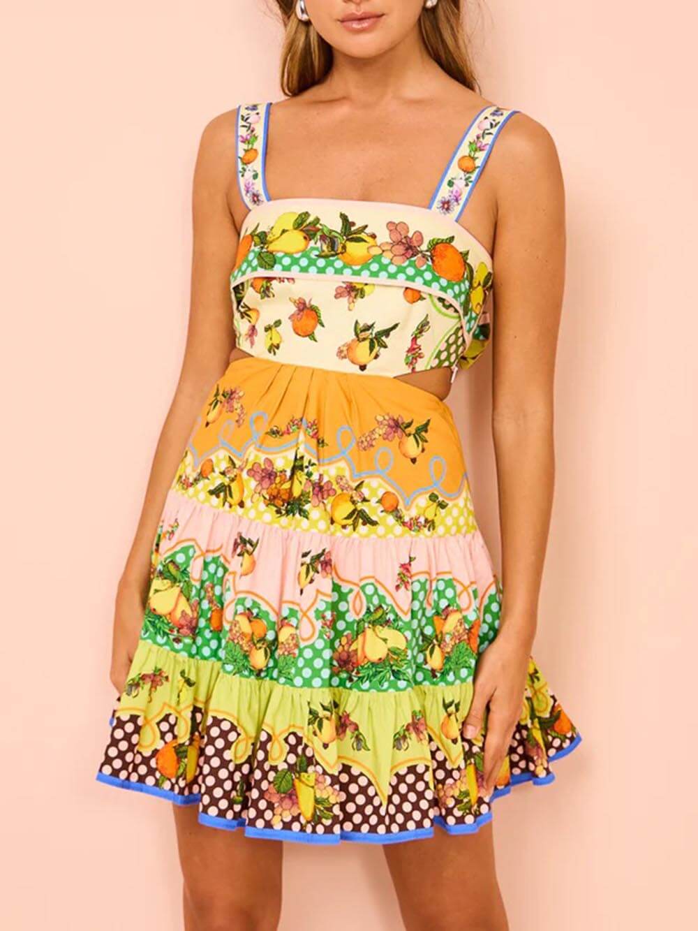 Robe d'été Mini Femme | Décolleté Carré