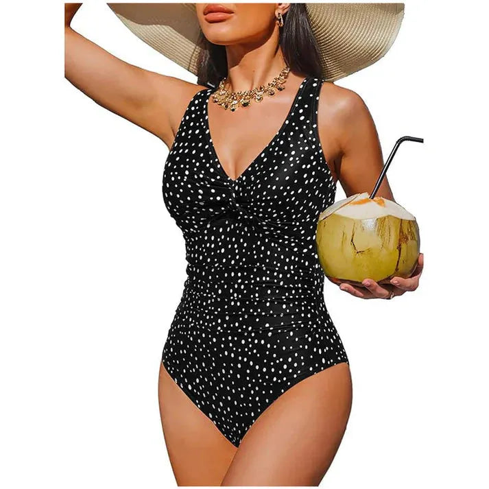 Naicel | Maillot de bain une pièce élégant avec taille froncée