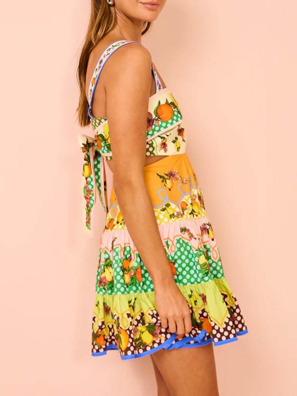Robe d'été Mini Femme | Décolleté Carré