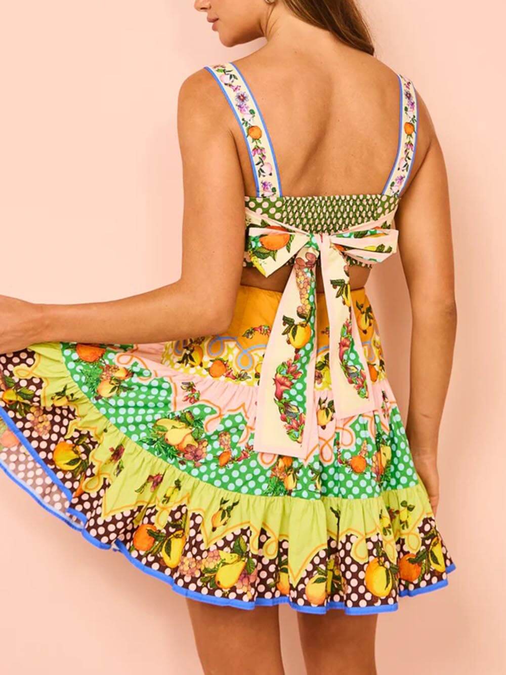 Robe d'été Mini Femme | Décolleté Carré
