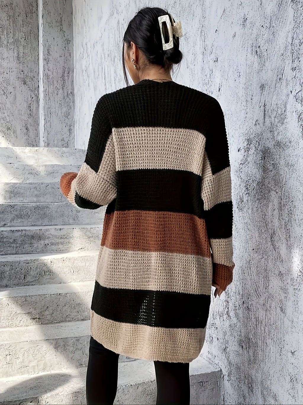 Bronwyn | Cardigan Longline Coloré