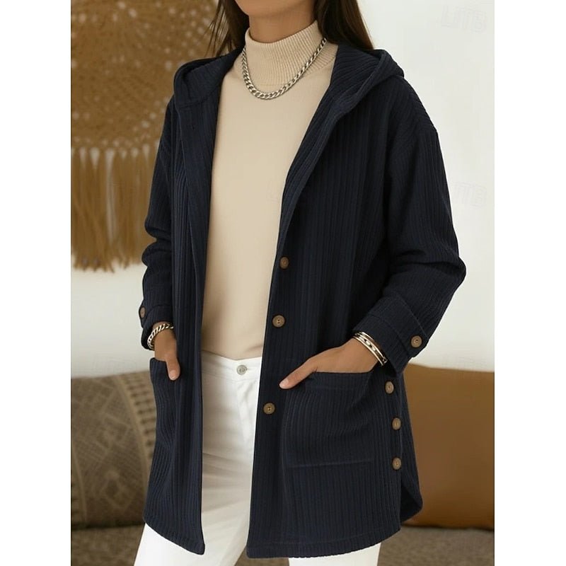 Amelia | Trench-coat à capuche doux et élégant