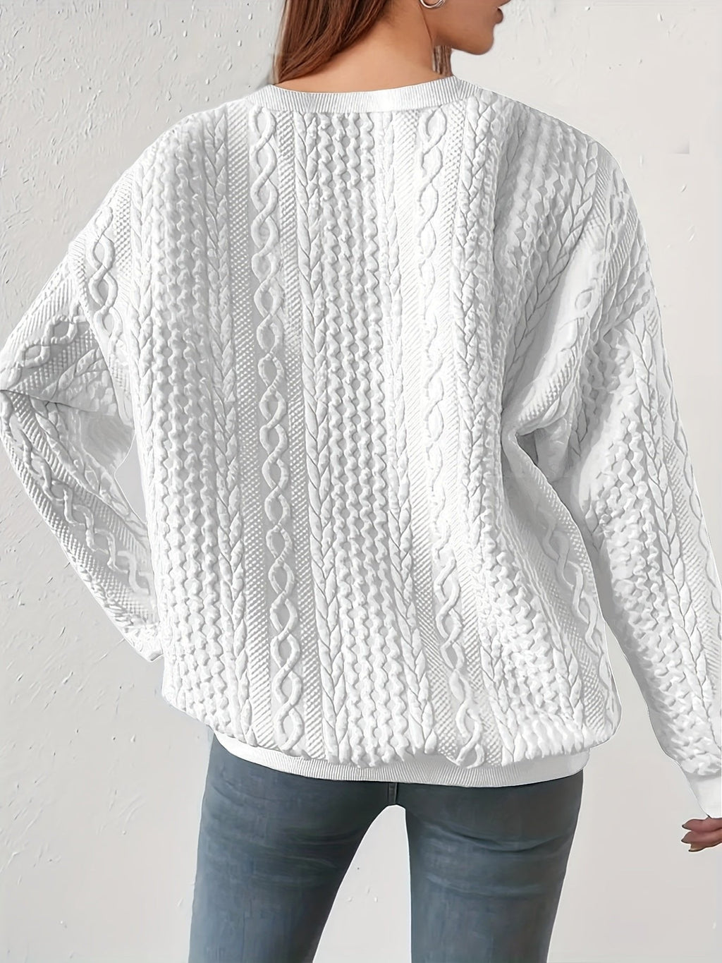 Hannah | Pull en Câble Classique et Confortable pour Femmes