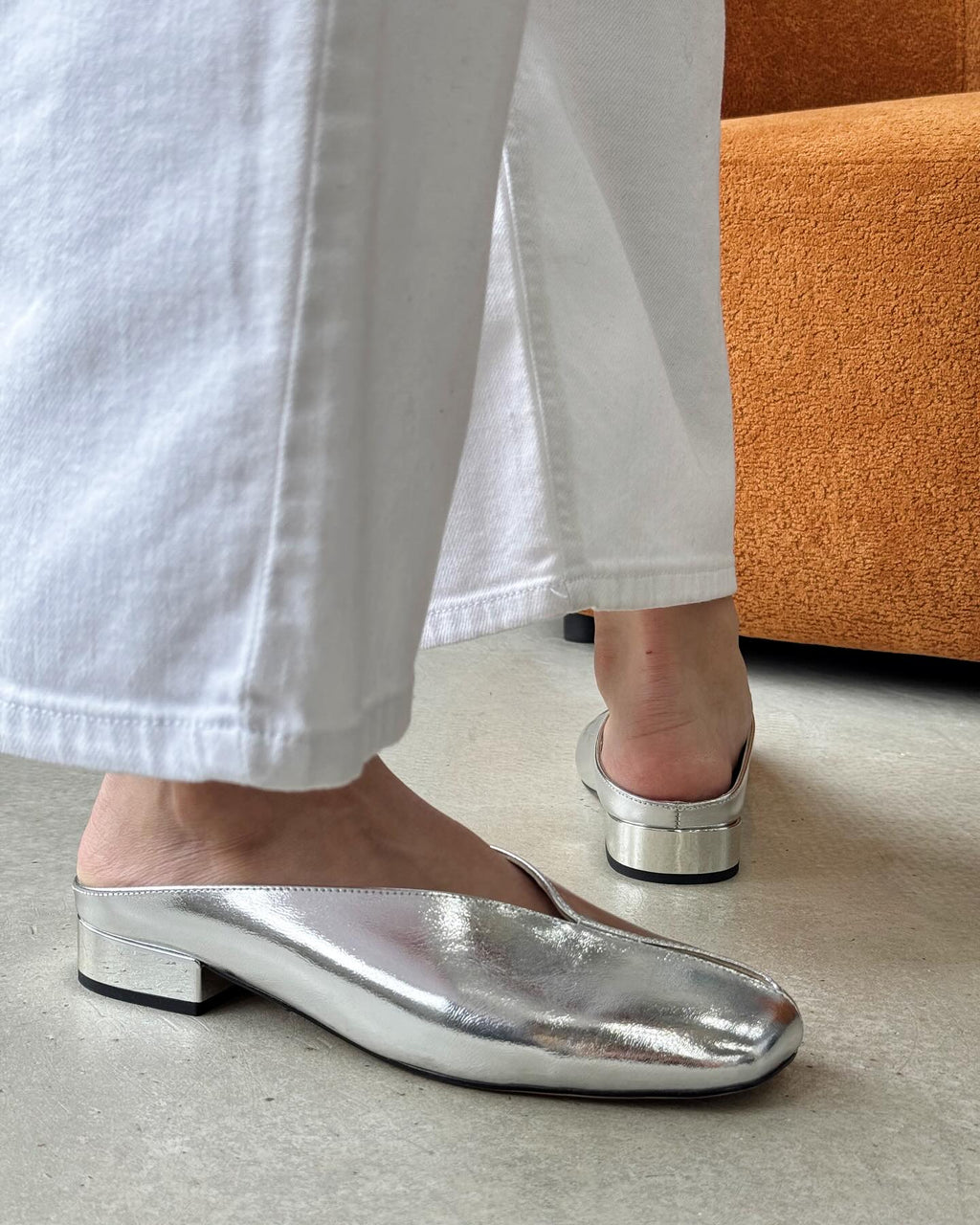 Jemeline | Sandales modernes pour femmes en look métallique