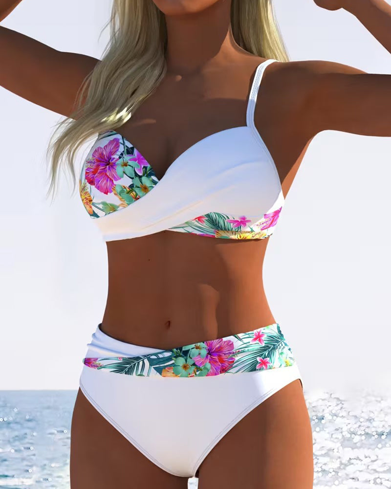 Diana - Bikini Push-up avec Imprimé Floral