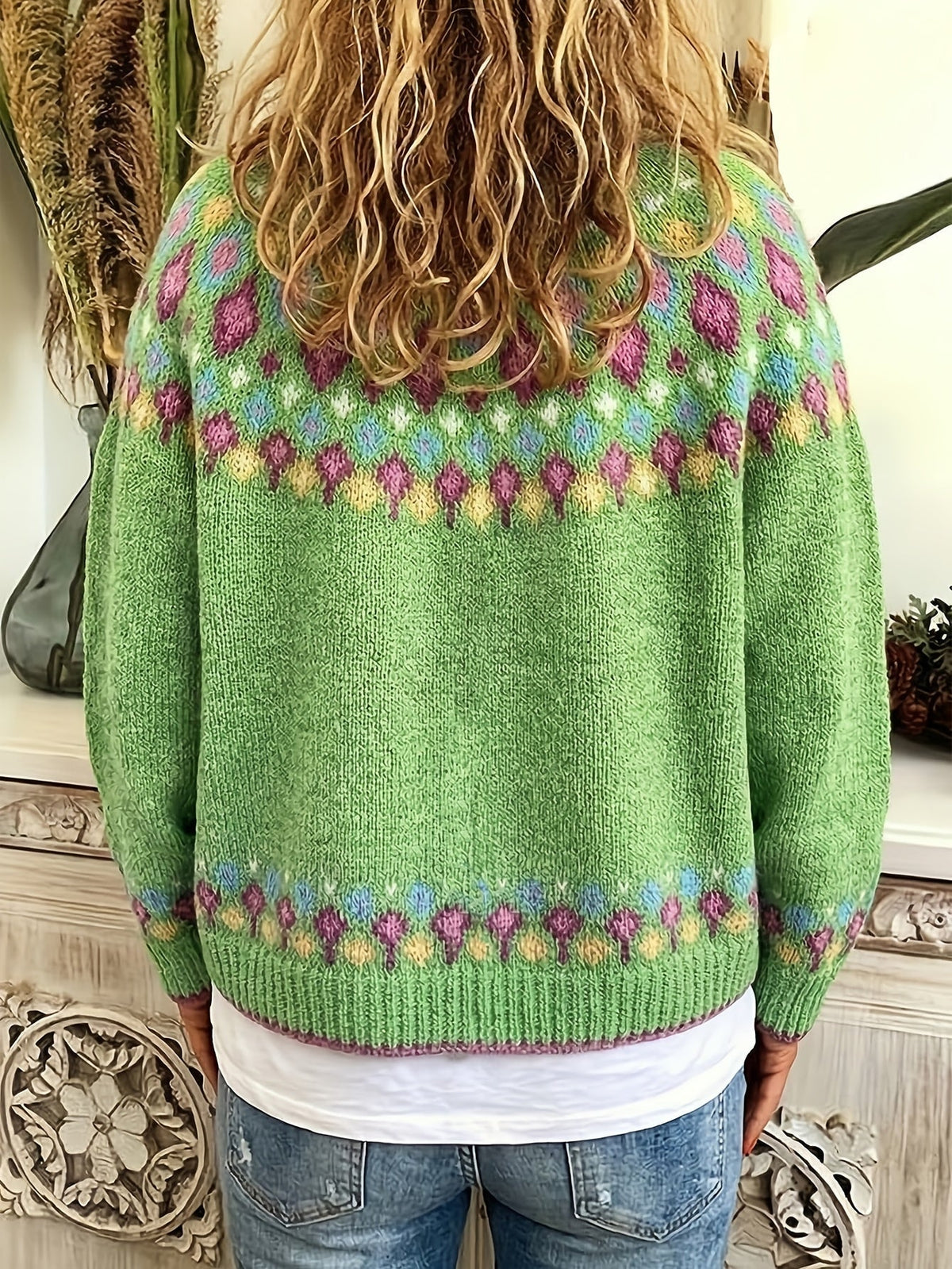 Suzanne - Gilet Boho Élégant avec Boutons