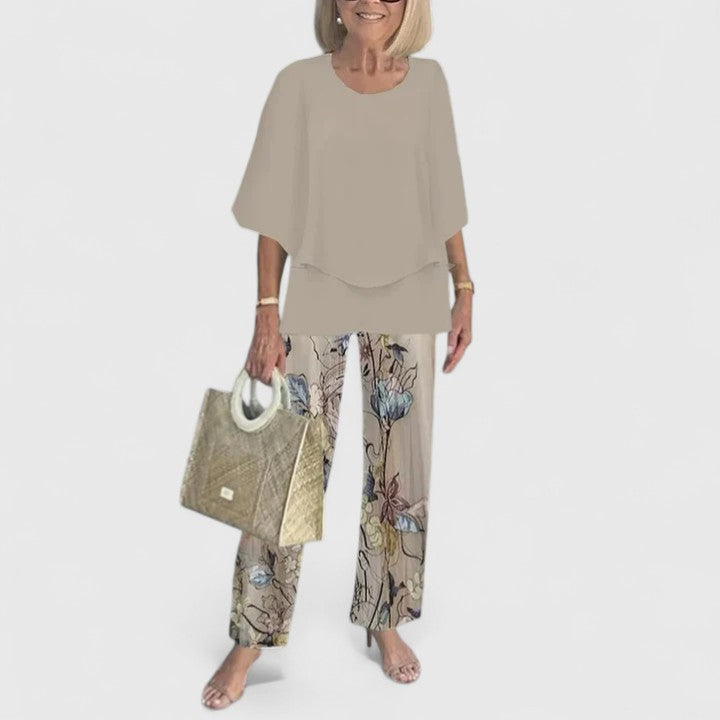 Ensemble Femme | Pantalon Large à Fleurs