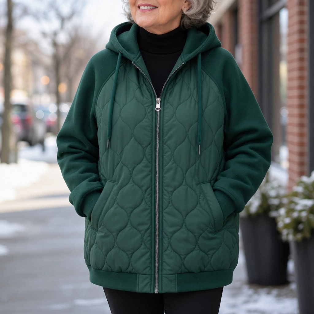 Livia | Veste d'hiver chaude et confortable pour femmes avec capuche