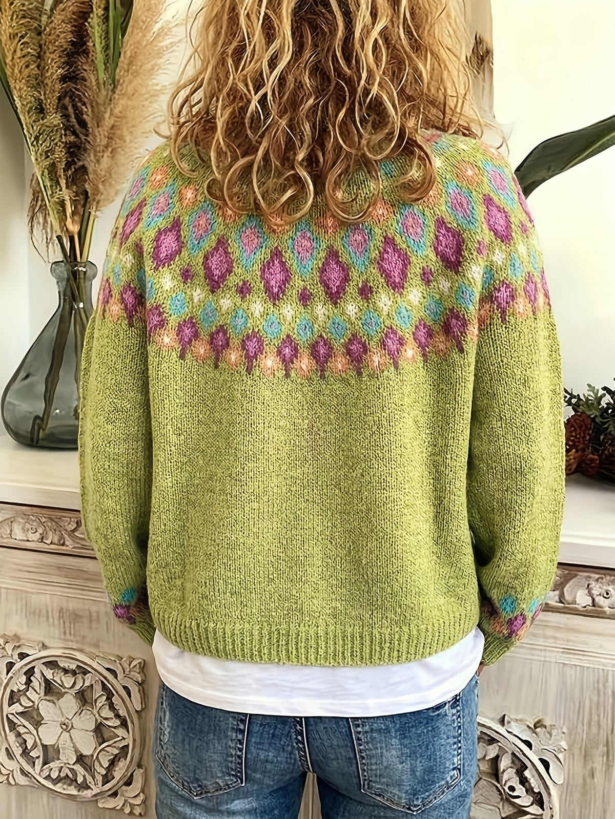Suzanne - Gilet Boho Élégant avec Boutons