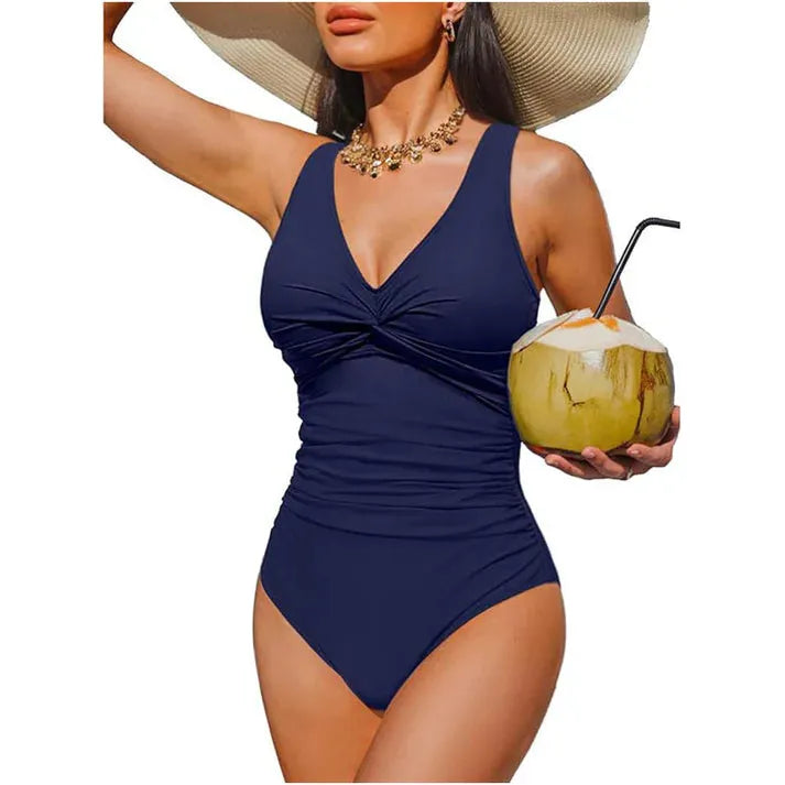 Naicel | Maillot de bain une pièce élégant avec taille froncée
