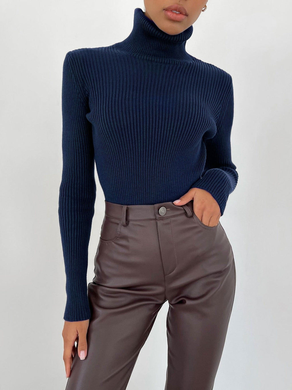 Diana | Pull col roulé classique et polyvalent pour femmes