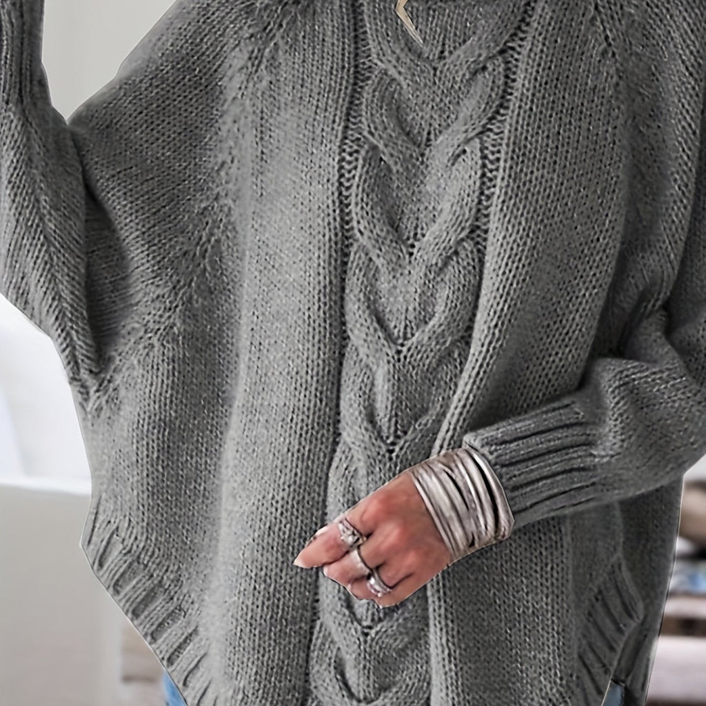 Nora | Pull en tricot doux et élégant avec col roulé