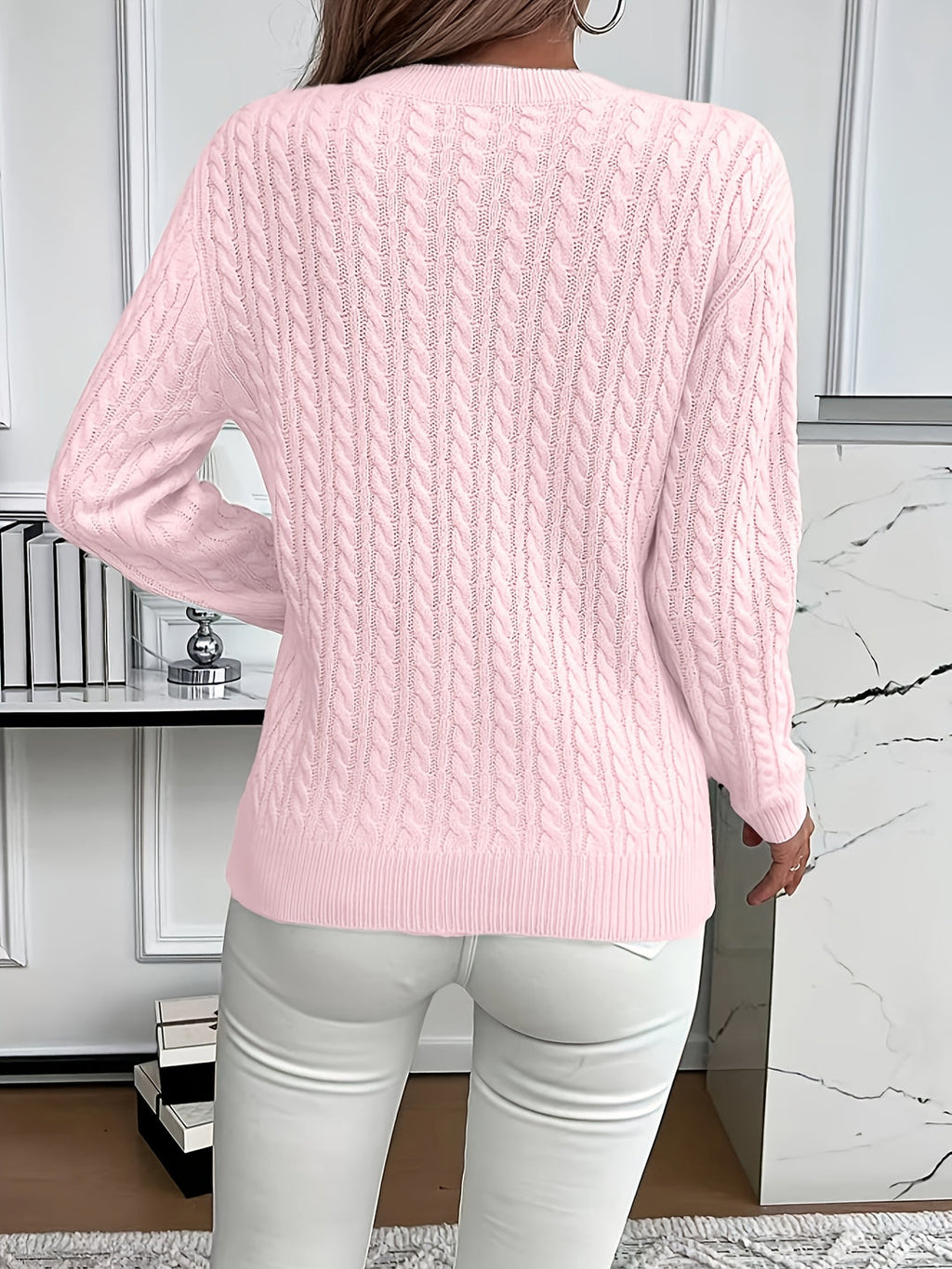 Lena | Pull en Tricot High-Low Moderne et Doux
