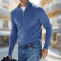 Jonas | Pull en Tricot Moderne avec Fermeture Éclair Quart