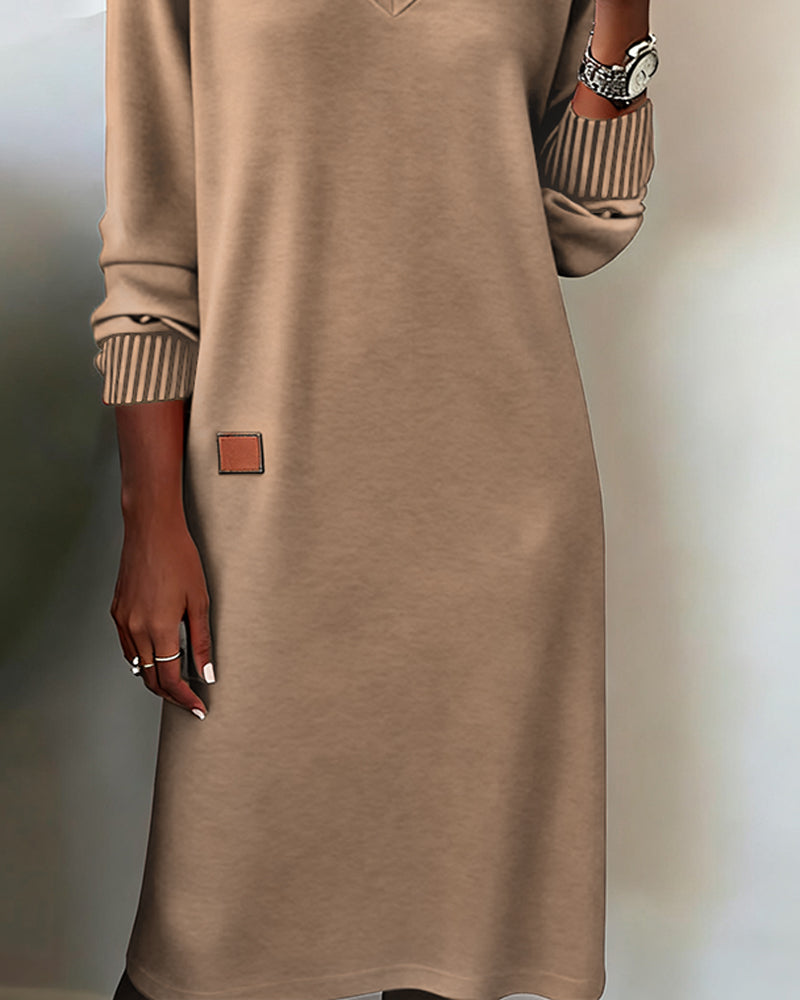 Carmen™ - Robe pull avec décolleté en V