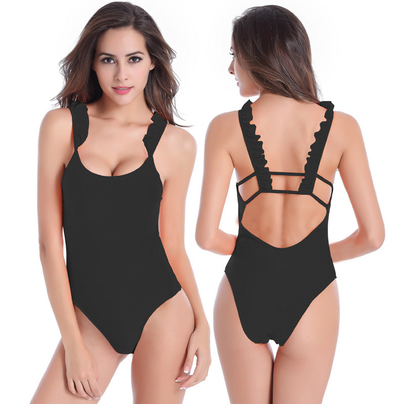 Maillot de bain femme avec dos froncé R&B