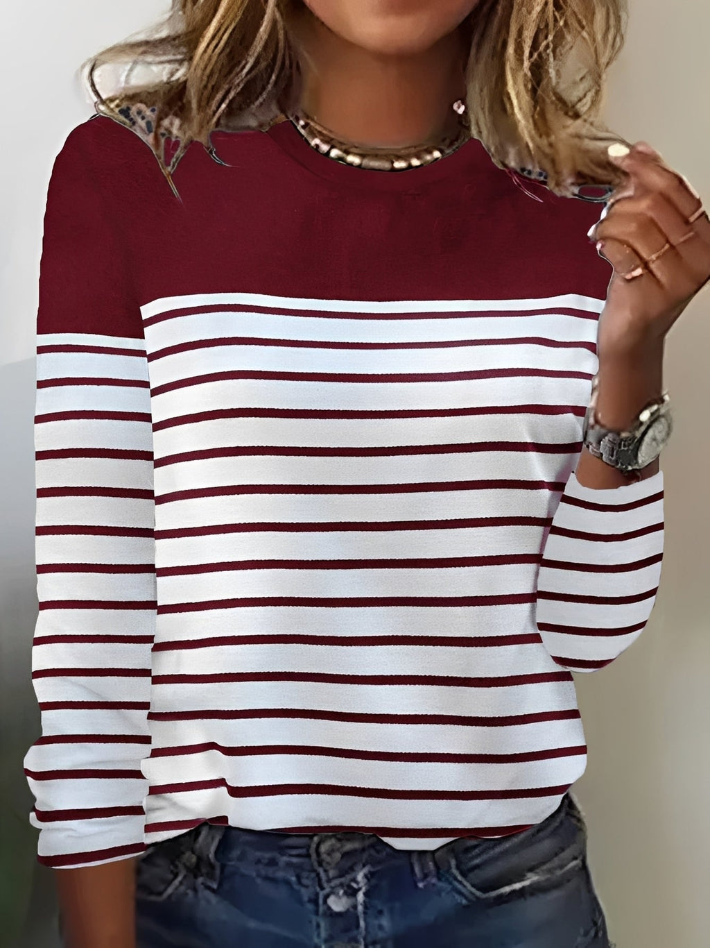 Ella - Blouse à Manches Longues pour Femmes - Élégante et Décontractée