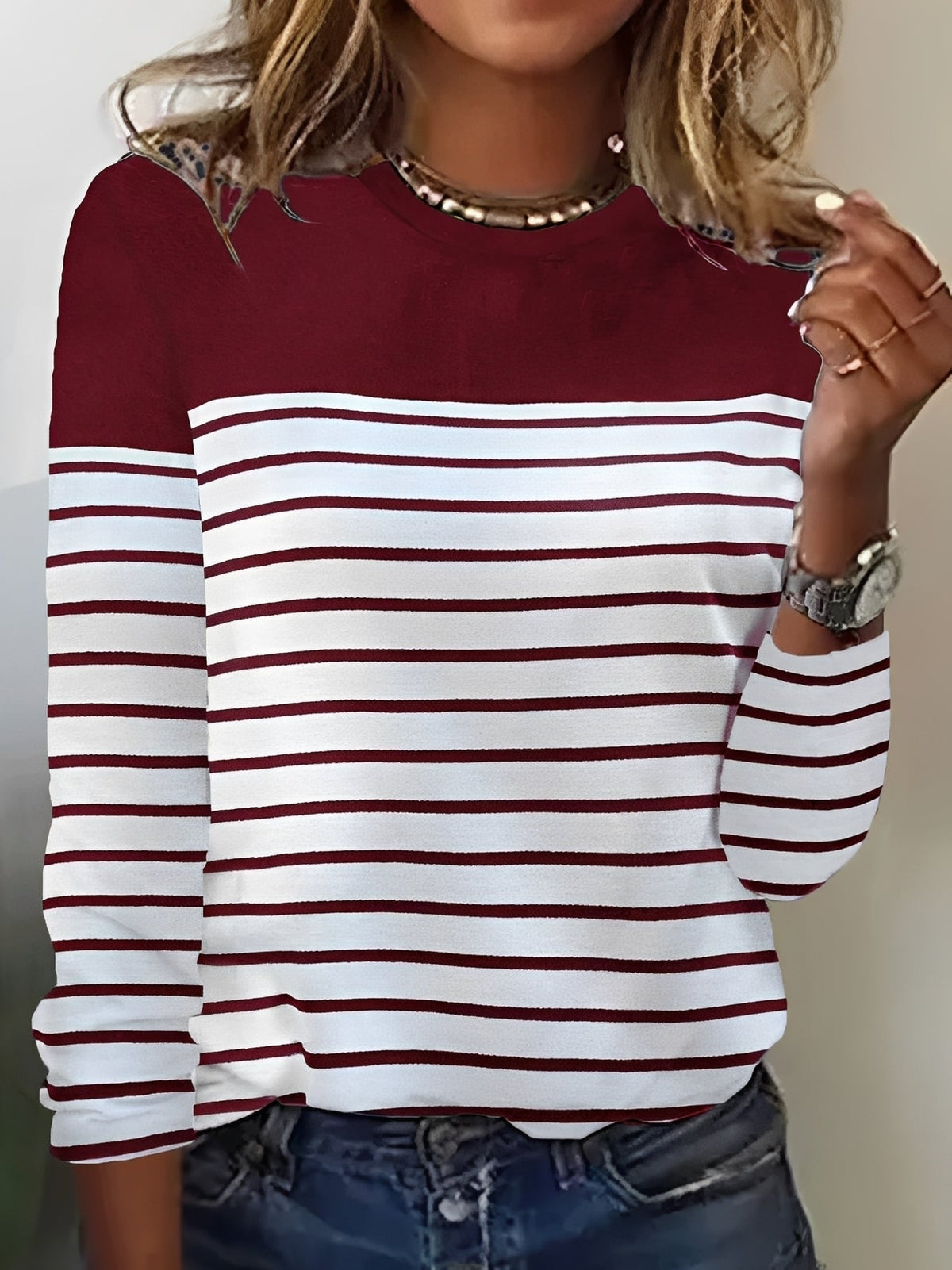 Ella - Blouse à Manches Longues pour Femmes - Élégante et Décontractée