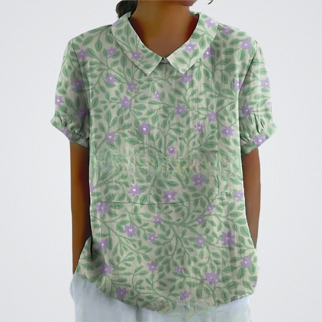 Lina™ - Blouse élégante avec motif floral