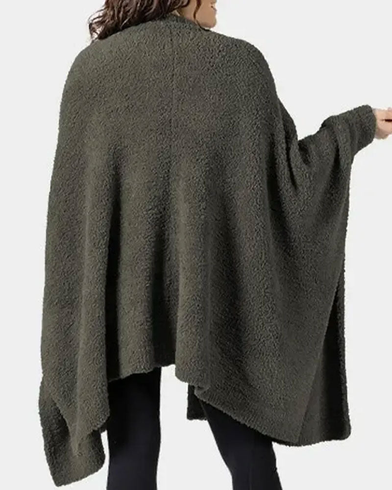 Cardigan Décontracté à Manches Longues avec Poche