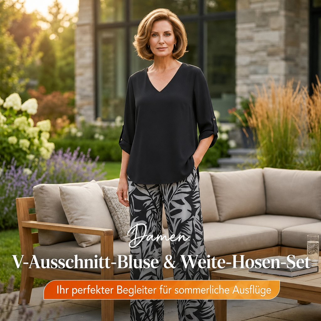 Aivella | Ensemble élégant pour femmes avec pantalon à motifs
