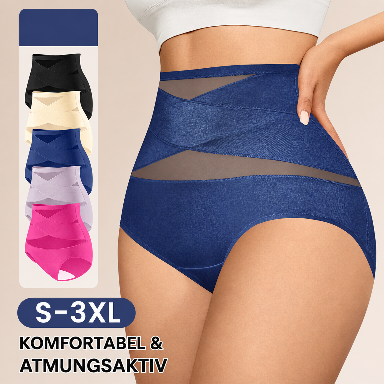 Akelina | Culotte taille haute avec soutien doux