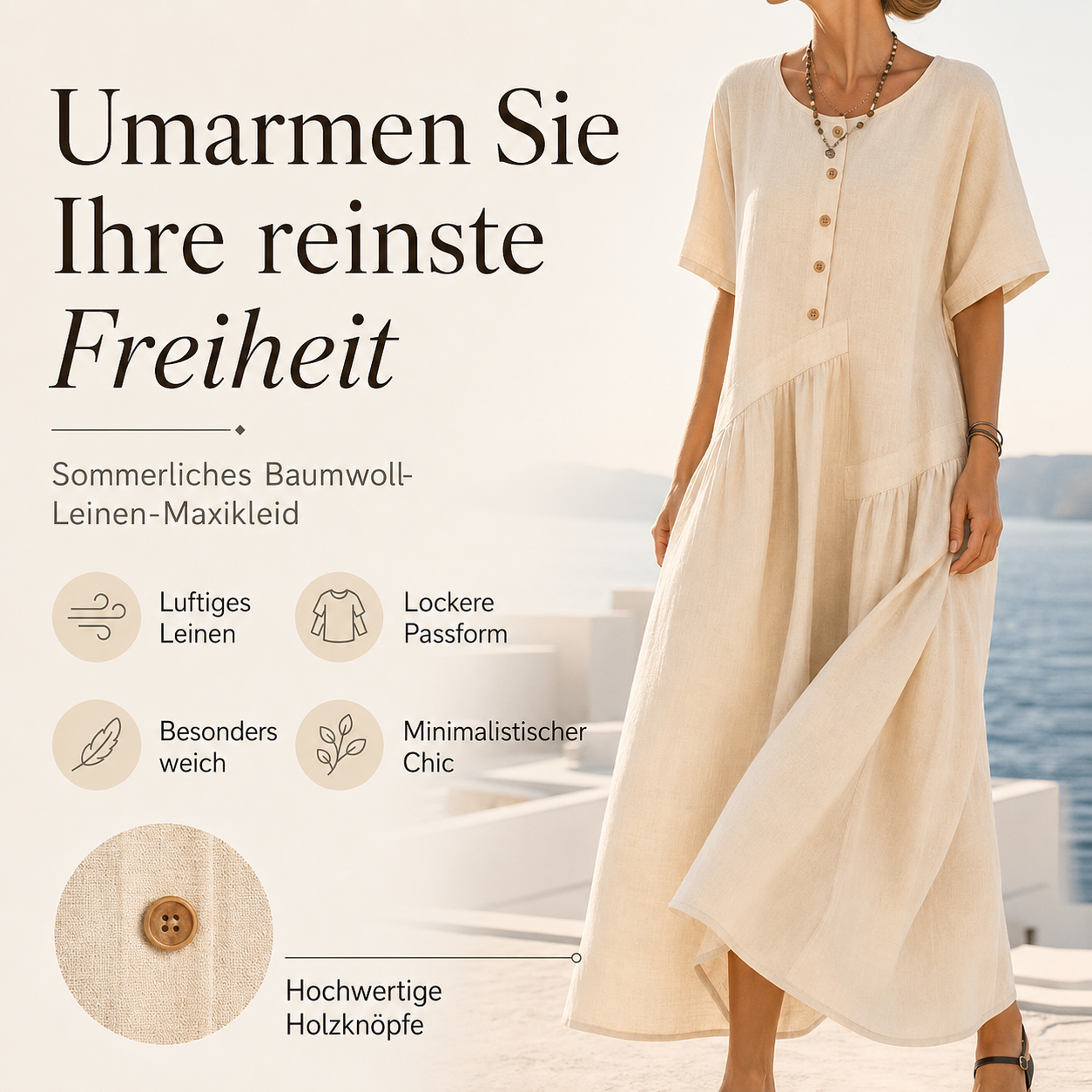 Pamilla | Robe maxi polyvalente pour le quotidien et les vacances