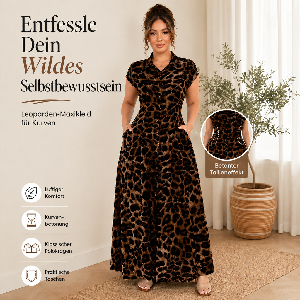 Joralia | Robe maxi respirante pour courbes élégantes