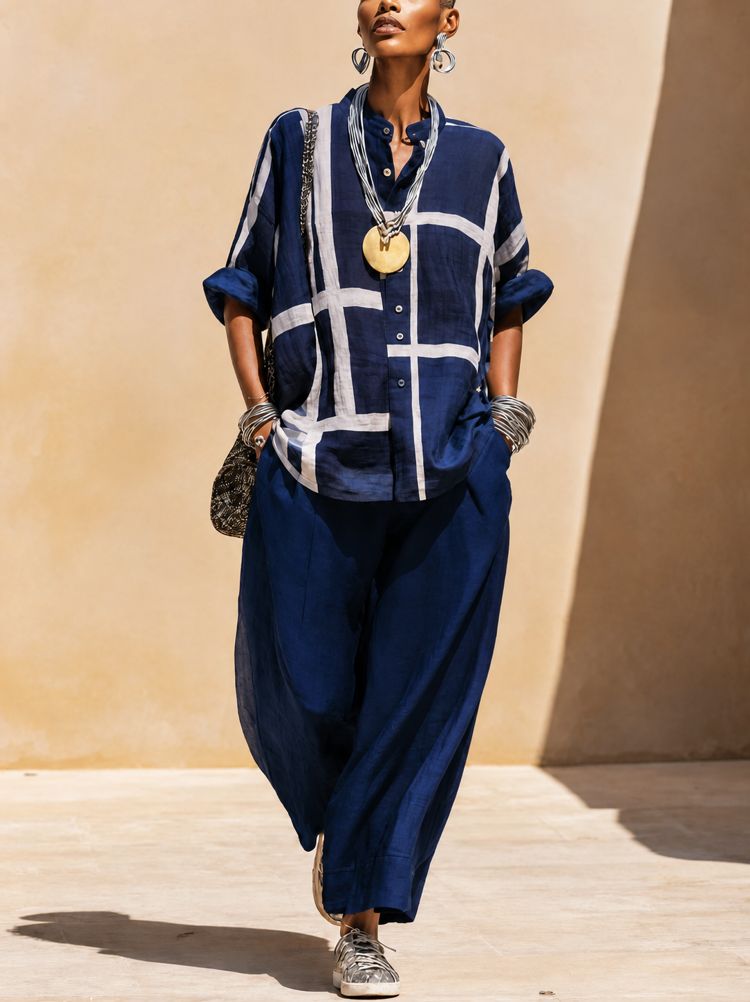 Qerissa | Ensemble léger avec un confort de pantalon ample