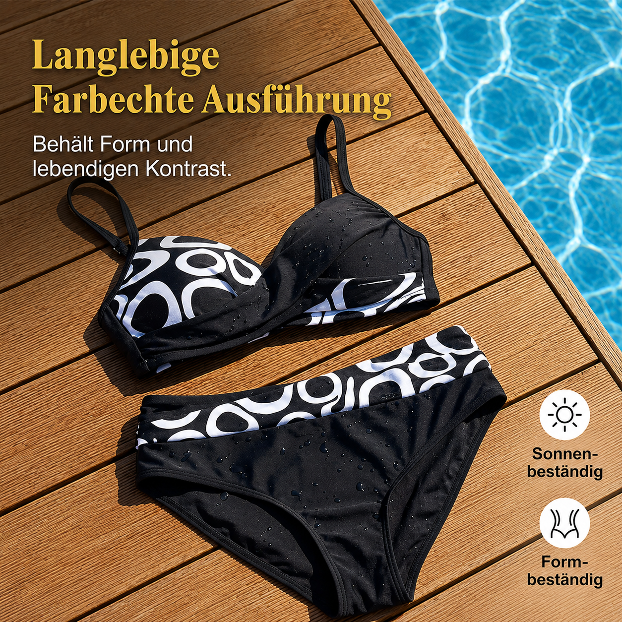 Amelisse | Bikini enveloppant féminin avec effet push-up