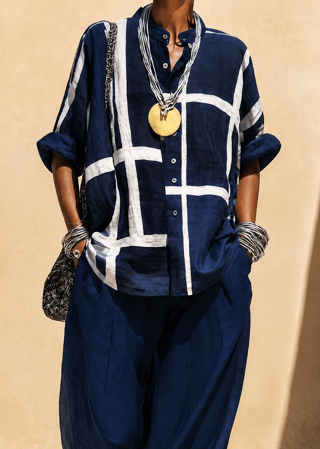 Qerissa | Ensemble léger avec un confort de pantalon ample