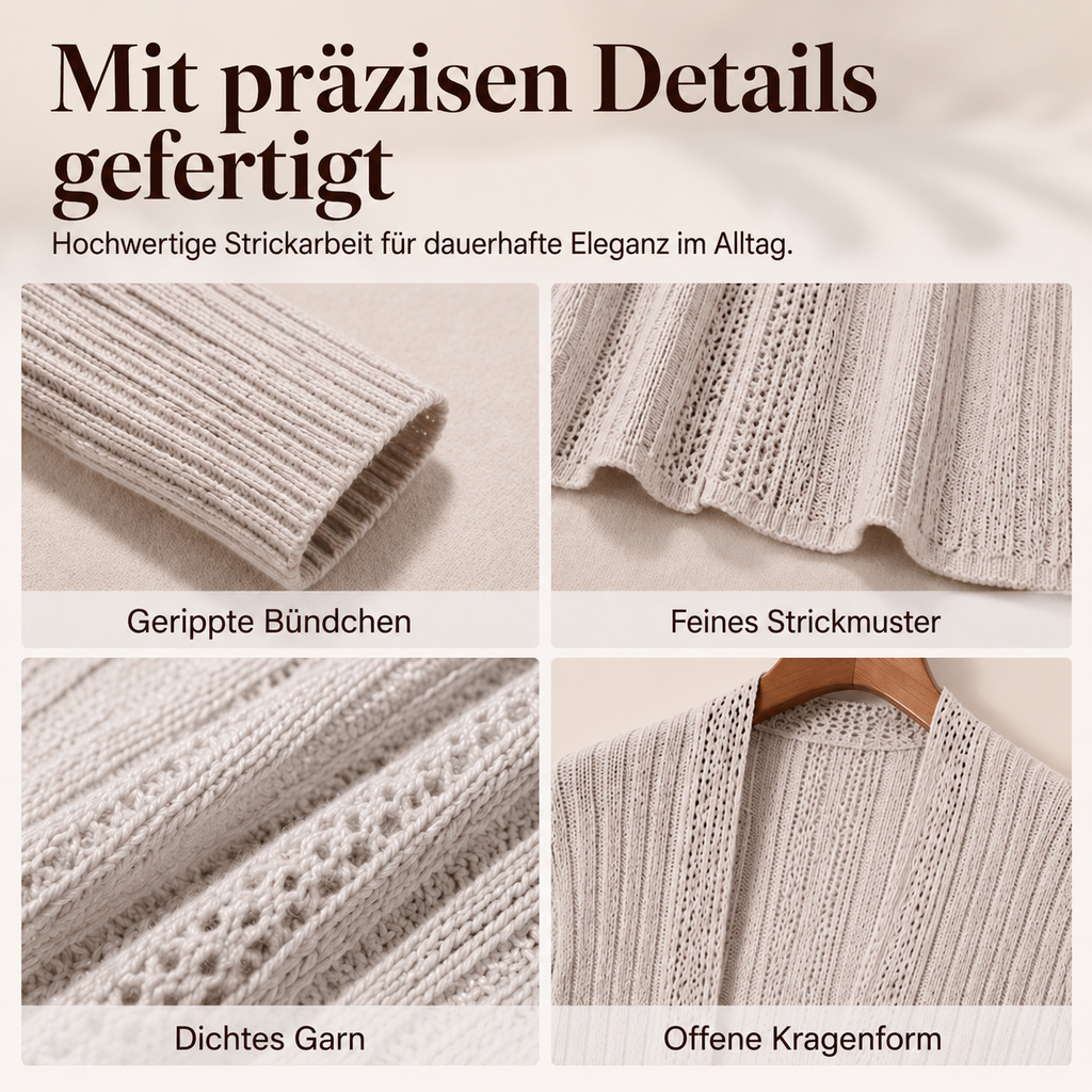 Aichaa | Élégant long cardigan pour femmes avec devant ouvert