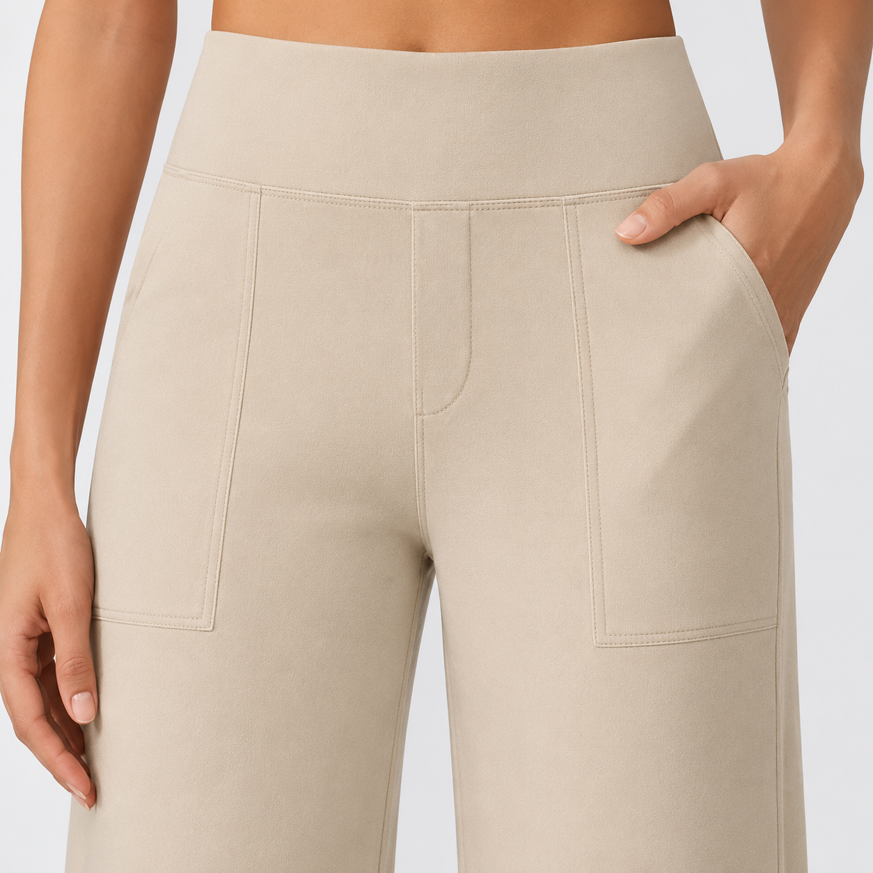 Ezlina | Pantalon de loisirs confortable avec poches latérales