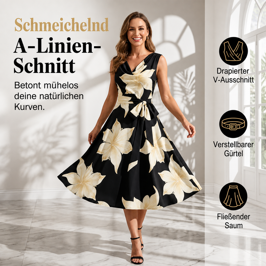 Lavicia | Robe respirante avec taille marquée