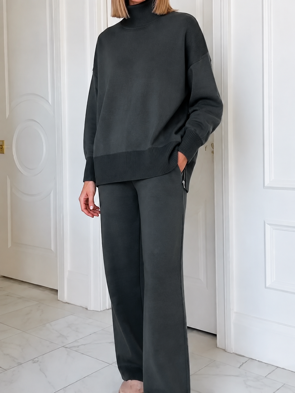 Avenia | Ensemble de voyage avec haut et zips latéraux