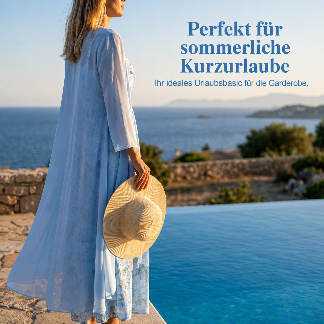 Baselma | Ensemble de robe à deux pièces romantique pour les vacances