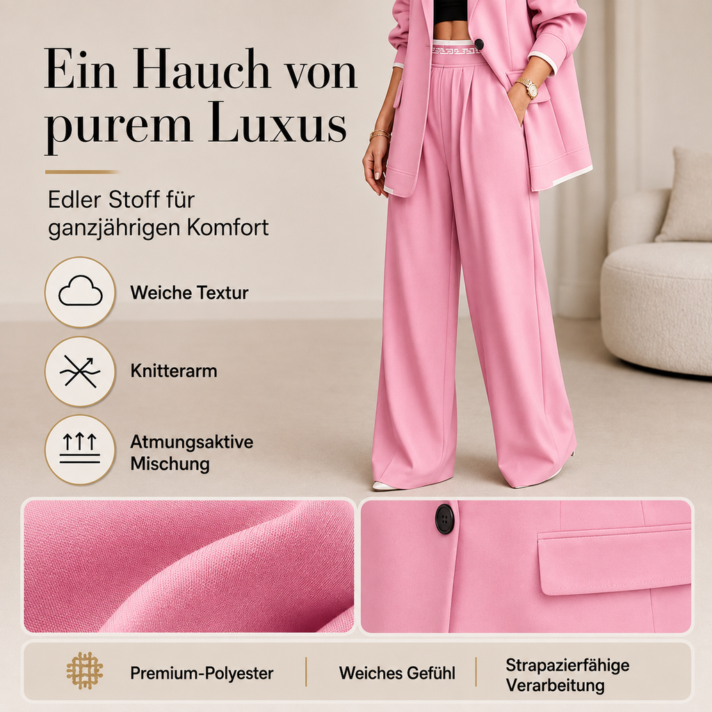 Aadee | Costume pantalon avec blazer grande taille et pantalon large