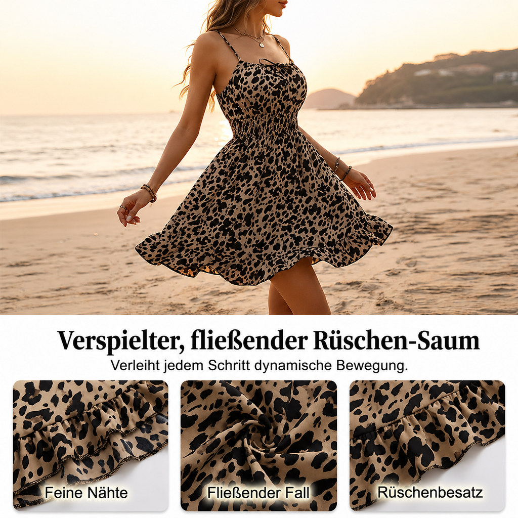 Familla | Robe ludique avec lien et détail smock