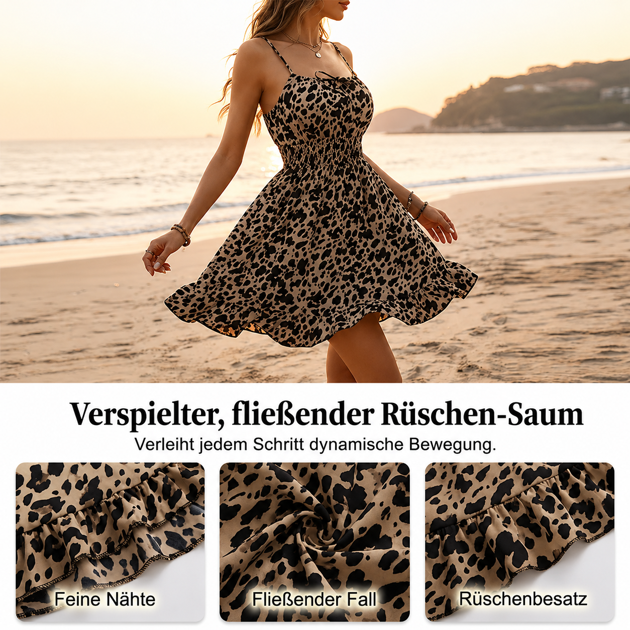 Familla | Robe ludique avec lien et détail smock